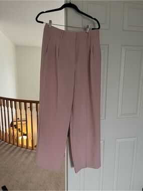 NWOT Wilfred effortless pants Wide-Leg High-Waist Pants - Dusty Pink